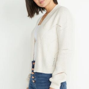 Marine layer Olivia Cardigan in Antique White/ivory white size medium